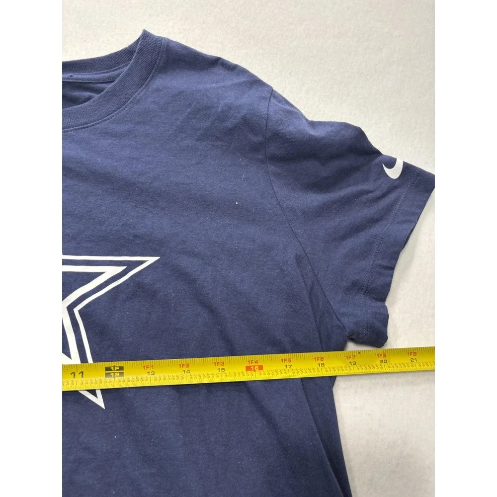 Dallas Cowboys Shirt Mens XL Blue NFL Football Nike Logo Essential Tee Star